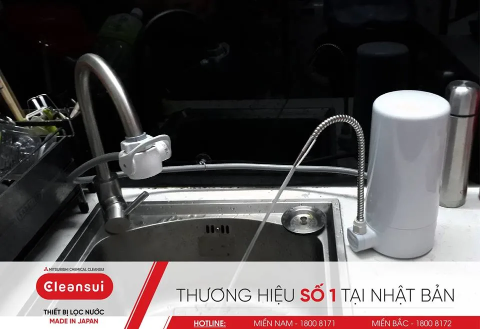 Thiết bị lọc nước Trên bồn rửa Cleansui ET101 / Z9E 3