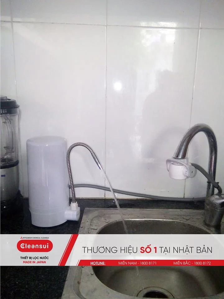 Thiết bị lọc nước Trên bồn rửa Cleansui ET101 / Z9E 4
