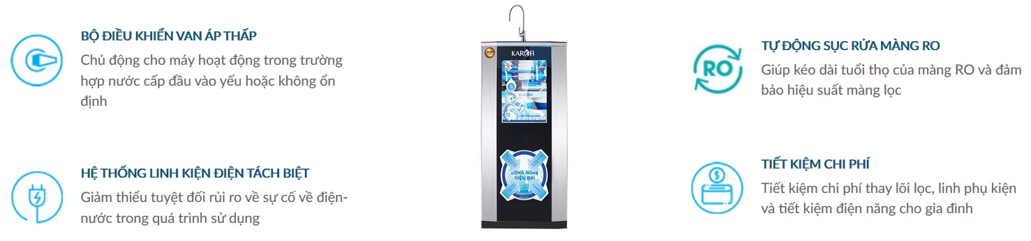 Máy lọc nước Karofi KSI80 2 Máy lọc nước Karofi KSI80 3
