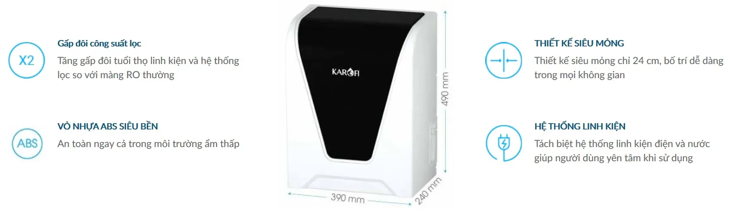 Máy lọc nước Karofi Spido S-s027 5