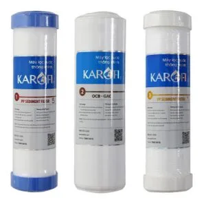 bộ 3 lõi lọc nước karofi
