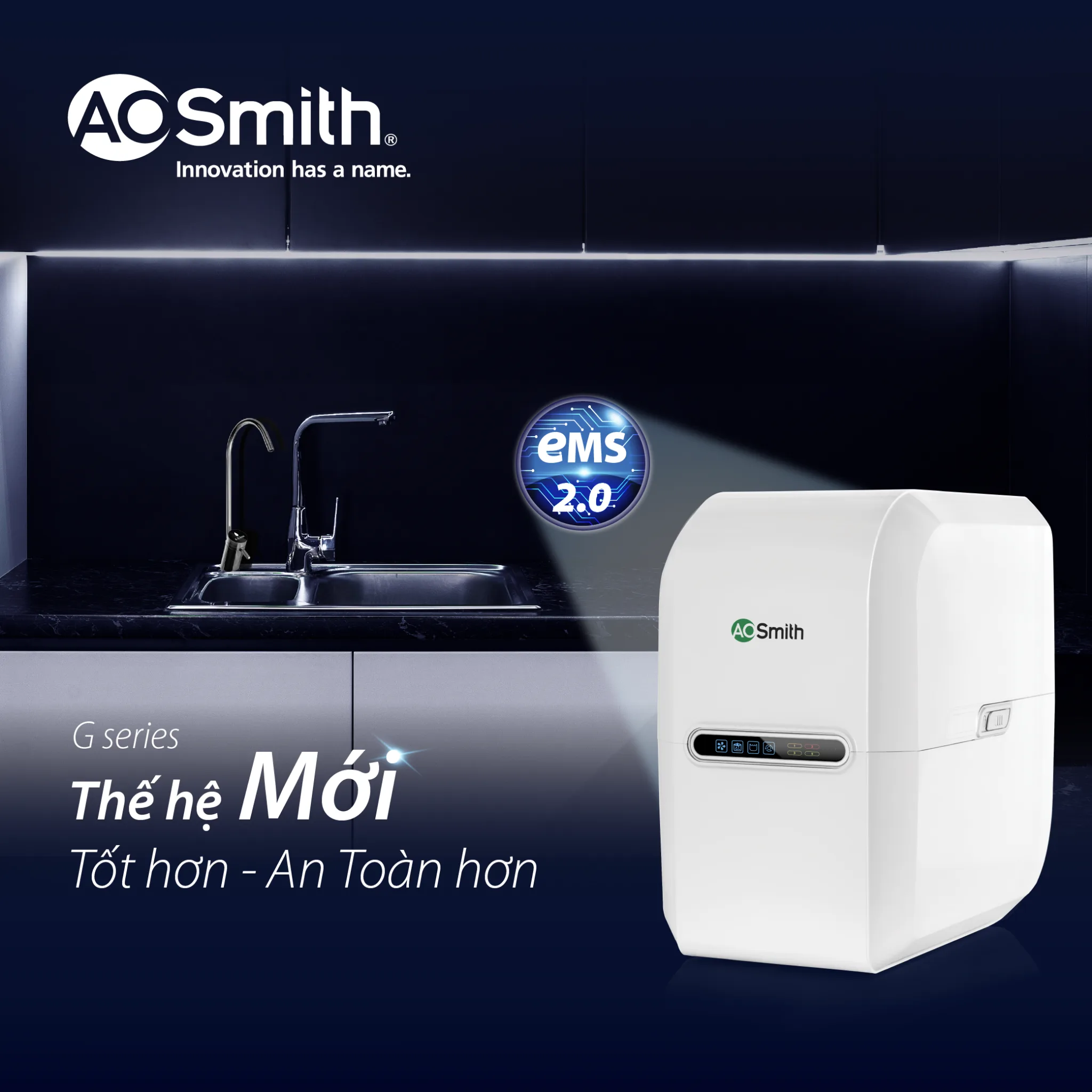 May loc nuoc A. O. Smith G2