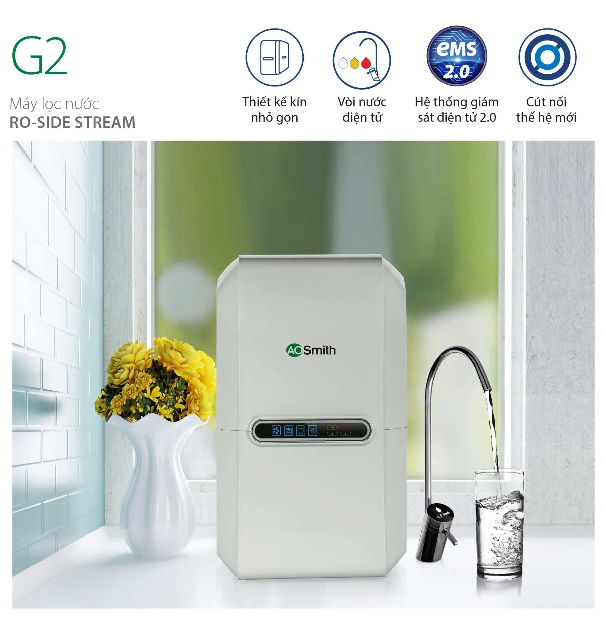 Máy lọc nước A. O. Smith G2 13