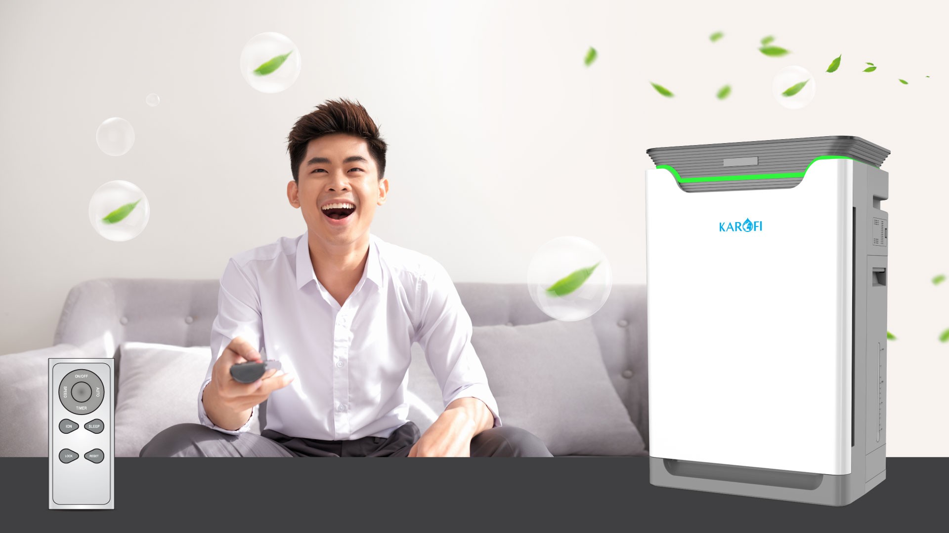 Máy lọc không khí thông minh Karofi KAP-317 13