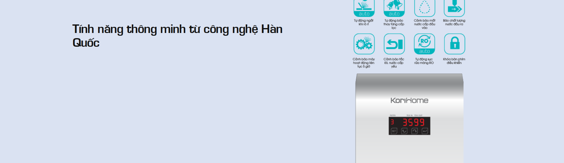 Máy lọc nước korihome