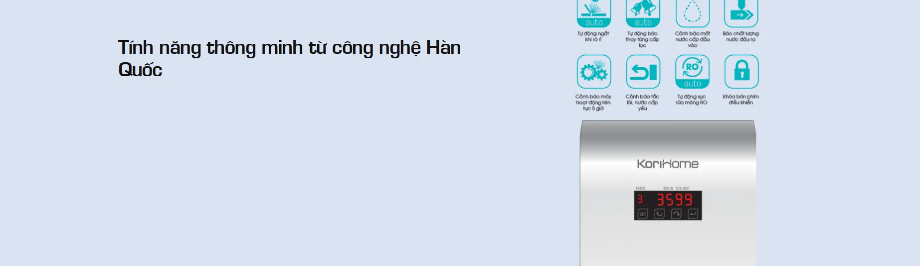 Máy lọc nước korihome Máy lọc nước korihome