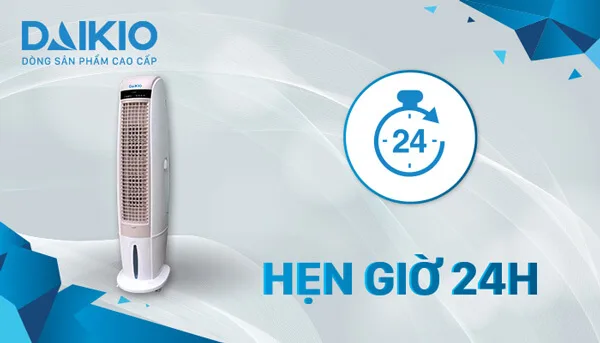 Máy làm mát không khí DAIKIO DKA-03500B 3 tính năng hẹn giờ của daikio