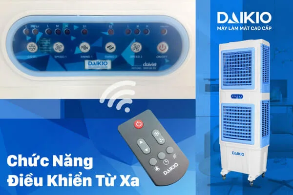 Máy làm mát không khí DKA-10000A (DKA-10000A) 6 chức năng điều khiển từ xa