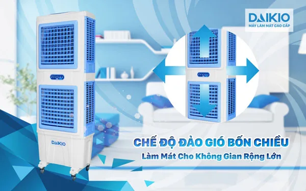 Máy làm mát không khí DKA-10000A (DKA-10000A) 7 Chế độ đảo gió 4 chiều làm mát không gian rộng lớn