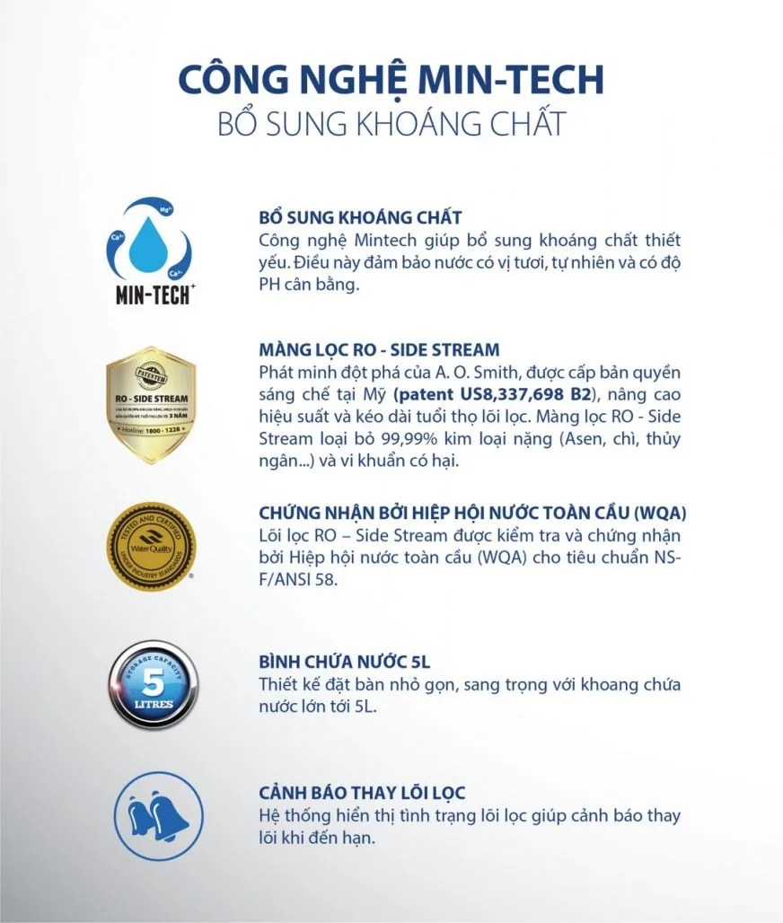 Máy lọc nước Aosmith C2 Máy lọc nước Aosmith C2