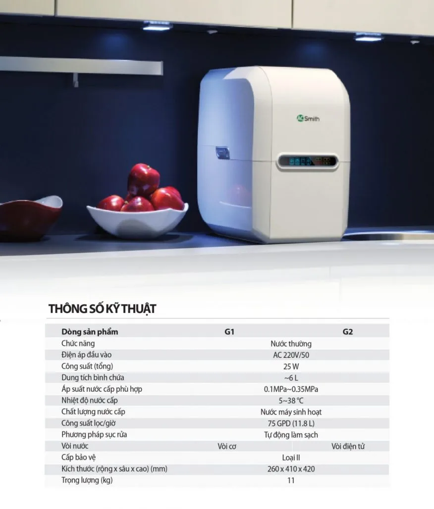 Máy lọc nước Aosmith G1