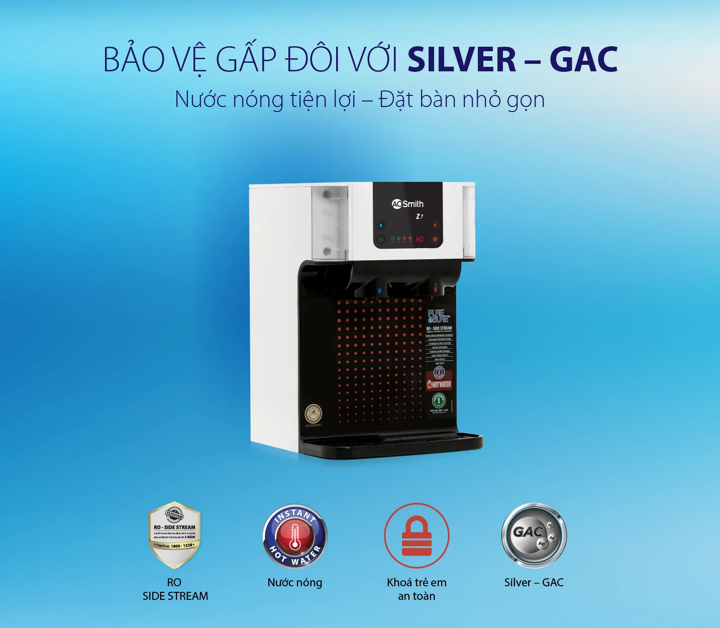 Máy lọc nước Aosmith Z7 Máy lọc nước Aosmith Z7