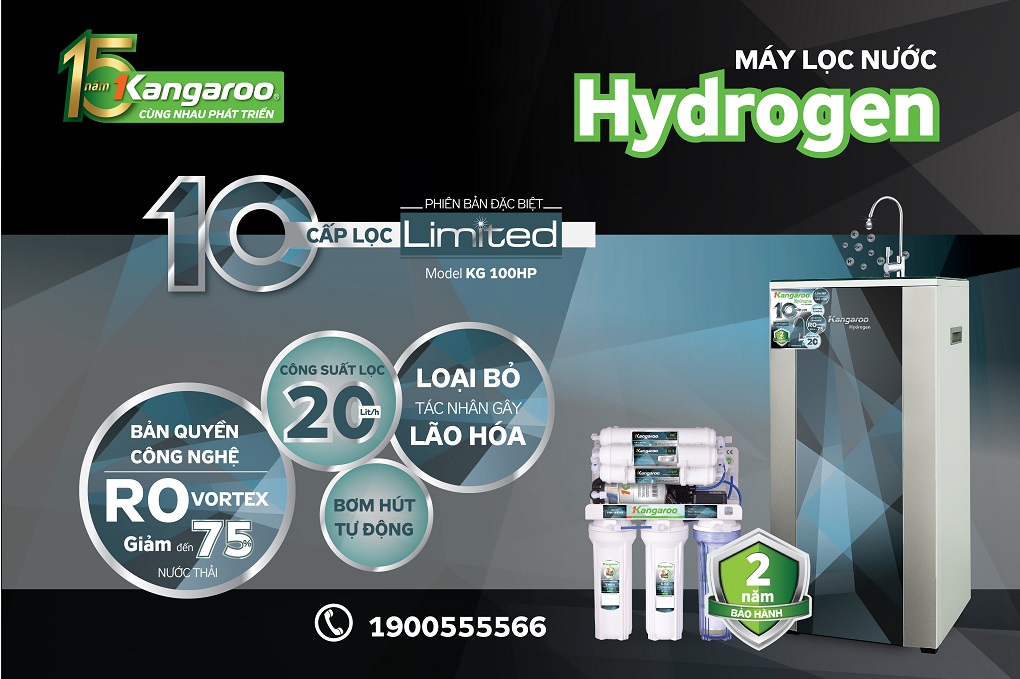 Máy lọc nước Hydrogen Kangaroo KG100HP