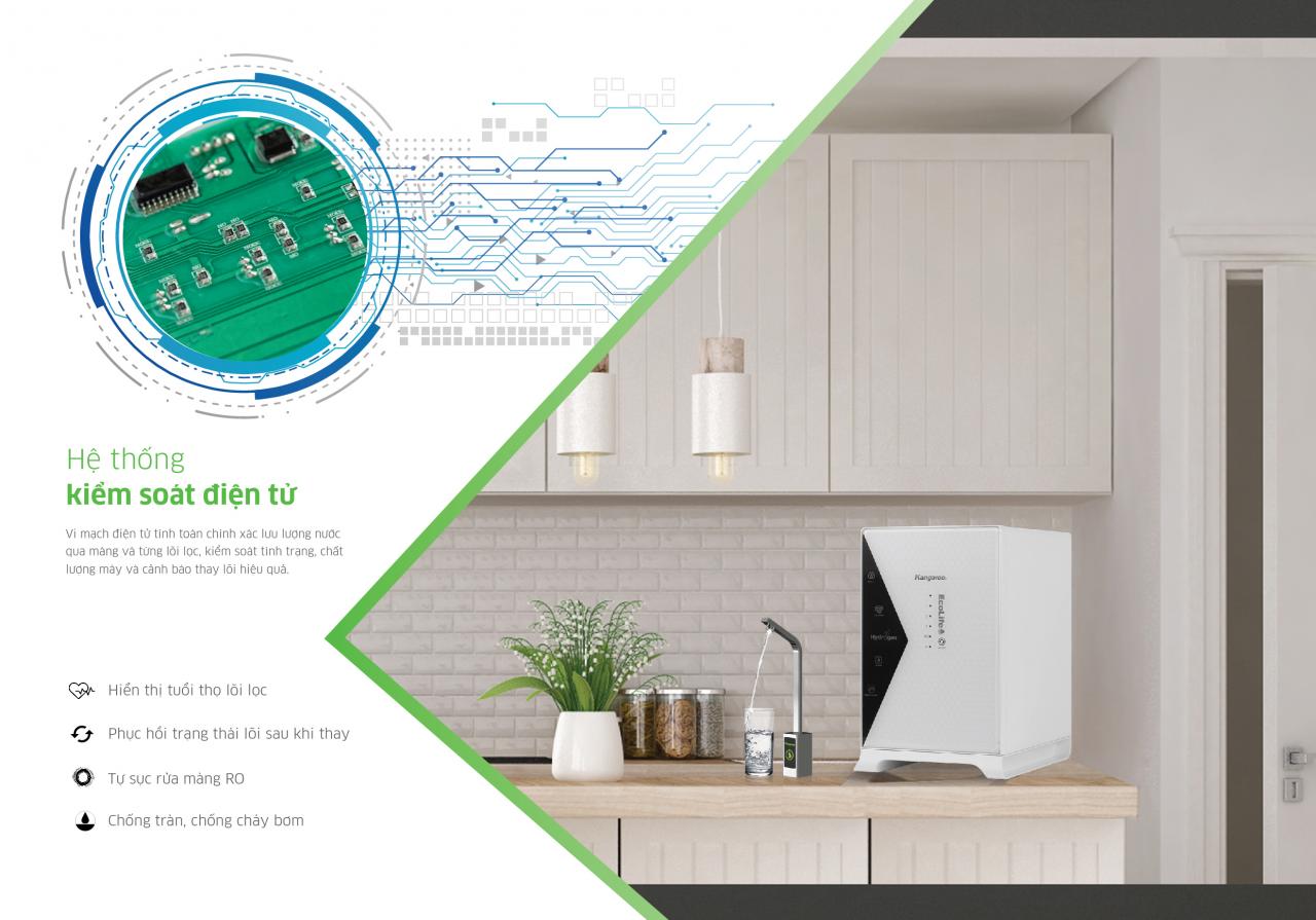 Máy lọc nước Kangaroo Hydrogen KG100HU+ 3 Máy lọc nước Kangaroo Hydrogen KG100HU+ 3