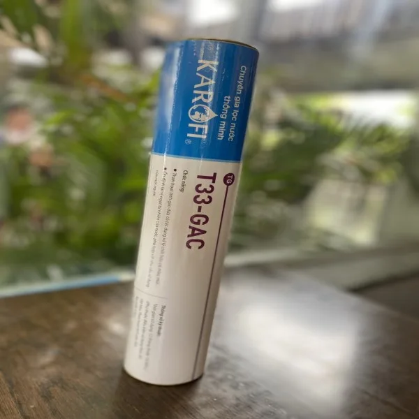 Loi-loc-nuoc-karofi-T33-GAC Combo 8 lõi lọc nước Karofi 1, 2, 3, 4, 5, 6, 7,8 ( Lõi 123+RO+Nanosilver+Mineral+Gac T33+Far Infrared) 1